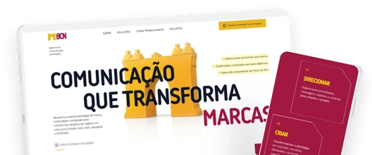 Mockup do projeto Ag. Barcelona