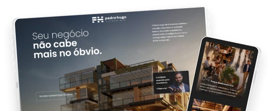 Mockup do projeto Andrade Borré